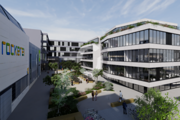 Neubau 2025: Hochwertige Büroflächen in Zuffenhausen mit Top-Infrastruktur - unverbindliche Visualisierung (92915)