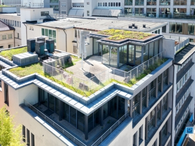 Penthouse-Office mit Weitblick | 222 m² | Stuttgart – Mitte - Terrasse (98067)