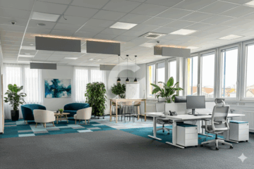 Helle Großraumbüros! Teilbar ab 190 m² - Unverbindliche Visualisierung (89432)