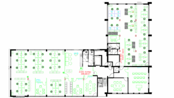 Helle Großraumbüros! Teilbar ab 190 m² - 2.OG (89436)