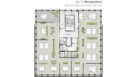 Regelgeschoss (offen) - Repräsentative Büroflächen mit Weitblick im Stuttgarter Tor
