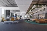 Uniqe Visualisierung Büro Open Space - Büro- und Gewerbeflächen in der Projektentwicklung „Uniqe“