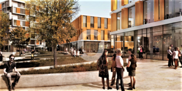 Neubau: Büroflächen im „Neuen Bahnhofsareal“ Ditzingen - Titelbild (94928)