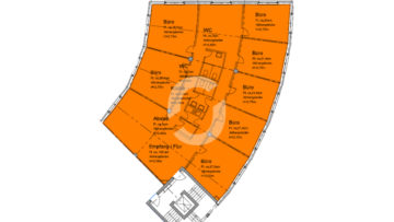 Büroflächen im – Center Circle Leonberg - 3. OG (83466)