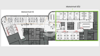 Bürofläche Sindelfingen mieten – N1 Office, teilbar ab 419 m² - 2. OG - Mögliche Teilbarkeit (98264)