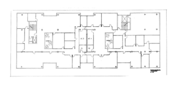 Bürofläche mit Dachterrasse in exzellenter Lage direkt am S-/U-Bahnhof - 1. OG - Variante 2 (74061)