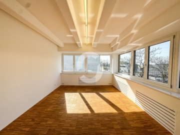 Lichtdurchflutete Bürofläche mit Glasbüros & flexiblem Ausbau - Bürofläche (96076)