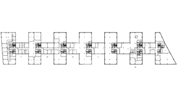 Funktionale Büroflächen im Gutenberg-Quartier - Regelgeschoss Ebene 4 (76879)