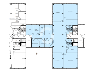 Funktionale Büroflächen im Gutenberg-Quartier - Einheit H2 4.1;5.1, H3 3.1;4.1;5.1, H4 6.1, H5 4.1 (76878)