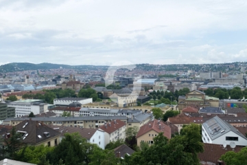 Stilvoll arbeiten: Historisches Objekt, moderne Bürofläche, Ausblick & zentraler Lage - Außicht über Stuttgart (84800)