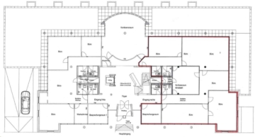 Hochwertige Büroflächen im „Haus des Bauens“ - Grundriss EG rechts (72501)