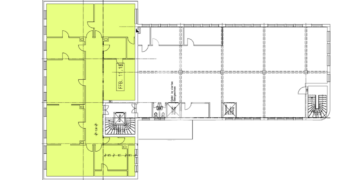 Büroloft – direkt im Zentrum - Grundriss 3.OG - Vorderhaus (77742)