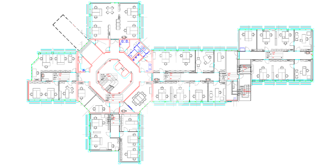 Bürogebäude 1_Regelgeschoss
