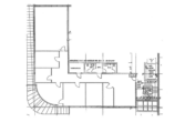Grundriss 1. OG - Büroräume in prägnantem Gebäude