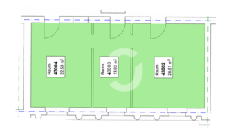 Repräsentative Bürofläche direkt an der Königstraße - 3. OG (95348)