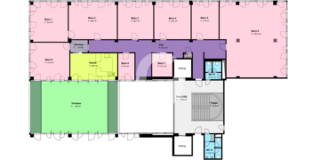 Flexible Büroflächen | Nähe Flughafen Stuttgart | sofort bezugsfertig - Grundriss (95628)