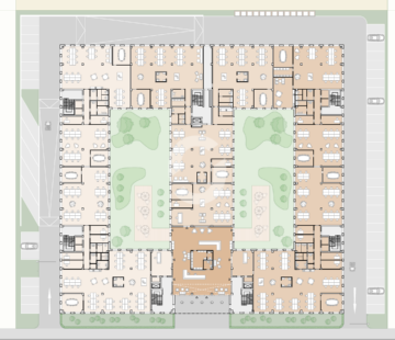 Laborfläche im Neubau – MO26 - Grundriss EG (76211)