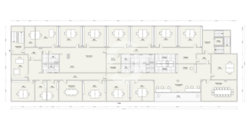 Moderne Büro- & Praxisflächen – Erstbezug im Neubau - Mustergrundriss (83549)