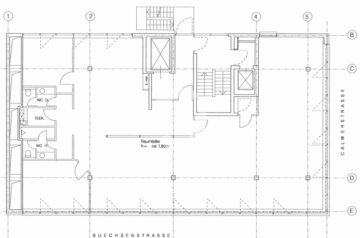 Modernes Büro im 8. Stock, zentral gelegen im Herzen von Stuttgart-Mitte - 8. OG (89126)