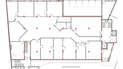 Zentrale Bürofläche in Stuttgart-West – 781 m² | Historischer Charme - 1. OG - 781 m² (99398)