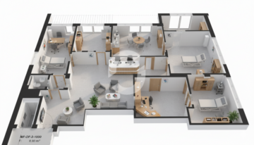 zentrale Praxisfläche am Berliner Platz - 1. OG 3D (unverbindlich) (94114)