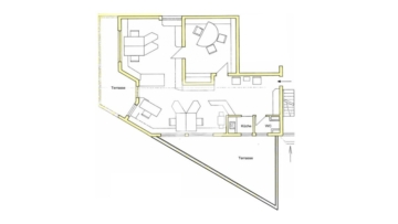 Möblierte Bürofläche mit Terrasse in S -West - 1.OG (93680)