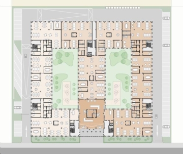Neubauprojekt „MO26“ – Exklusive Büroflächen in Weilimdorf - EG - Open Space (90171)