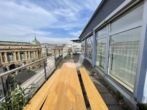 Terrasse - Saniertes DG-Penthouse mit Blick auf den Schlossplatz