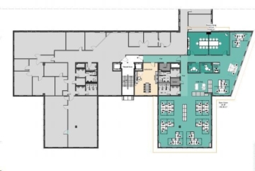 Funktionale Büroflächen am Fasanenhof - 3.OG/V2/Open Space (93990)